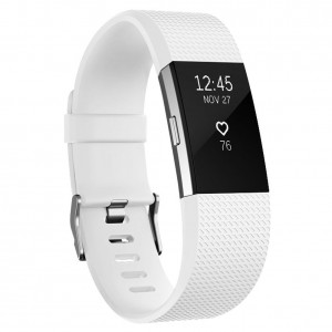Fitbit Charge 2 Band - Classic Edition Adjustable Comfortable Replacement Strap for Fit bit Charge 2 (No Tracker) -  W hite