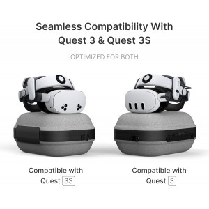 BOBOVR C3 Carrying Case Compatible with Meta Quest 3/3S - Three
