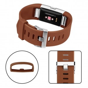 Fitbit Charge 2 Band - Classic Edition Adjustable Comfortable Replacement Strap for Fit bit Charge 2 (No Tracker) - Brown