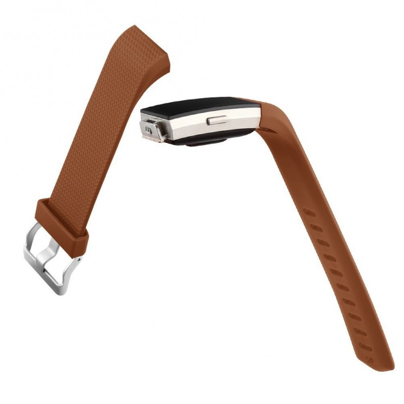 Fitbit Charge 2 Band - Classic Edition Adjustable Comfortable Replacement Strap for Fit bit Charge 2 (No Tracker) - Brown