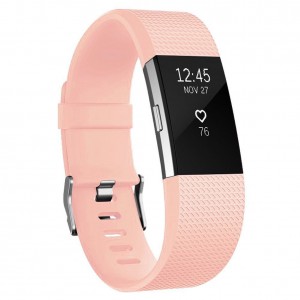 Fitbit Charge 2 Band - Classic Edition Adjustable Comfortable Replacement Strap for Fit bit Charge 2 (No Tracker) - Blush Pink