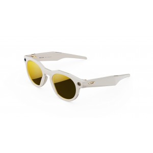 Oakley Meta HSTN Limited Edition AI Smart Glasses – Warm Grey Frame with Prizm 24K Polarized Lenses- Meta AI- 12MP 3K Video &amp; Open‑Ear Audio
