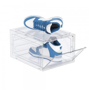 Stackable Shoe Storage Box | Magnetic Closure - Dust-Resistant
