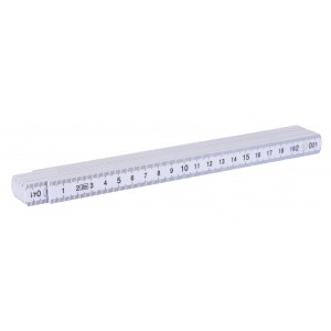 Folding Plastic Metric Ruler – 2m Length - 10-Piece