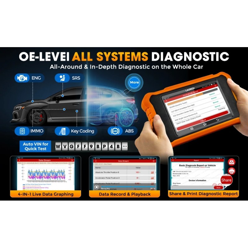 LAUNCH X431 Elite 2.0 Pro — Dealer-Grade Diagnostics for VAG
