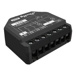 Shelly 2PM Gen3 Two-Channel Smart Switch With Power Monitoring And Cover Control