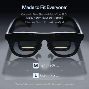 XREAL One Pro AR Glasses with X1 Chip- Native 3 DoF- X-Prism