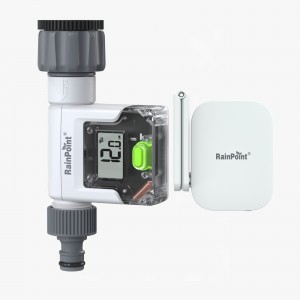 RainPoint Smart Wireless Wi-Fi Water Flow Meter + Wi-Fi Hub