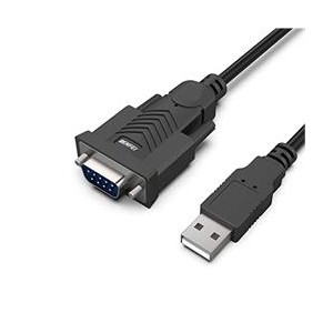 BENFEI USB-A 2.0 Male To RS-232 Male (9-Pin) DB9 Serial 1.8m Cable with Nickle-Plated Connectors- Built-in PL2303GT Chipset and Maximum Data Transfer Up To 1Mbps – Black Colour