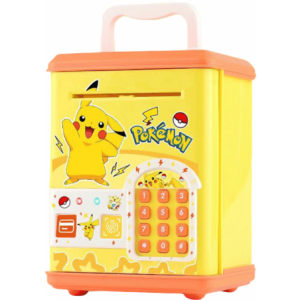 Casey Pokemon Go Inspired Electronic ATM Money Safe Box - Limited Edition - Note And Coin Slots - Battery Operated