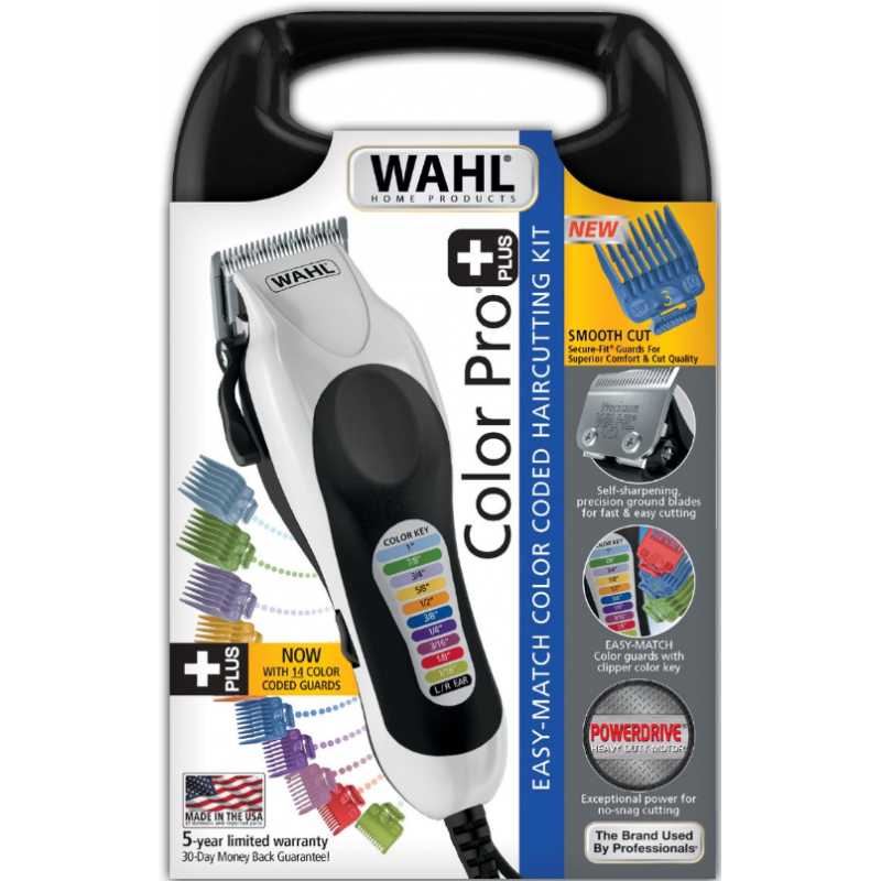Wahl Colour Pro 23PC Hair Clipper Kit - GeeWiz