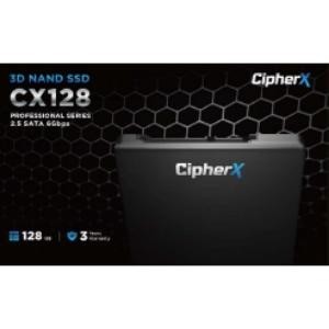 128GB CipherX- CX128 PRO 2.5"- 3D NAND TLC- NANDXtend ECC Data Protect- SLC Caching- SATA-6Gbps (TCG and AES Encryption support) SSD