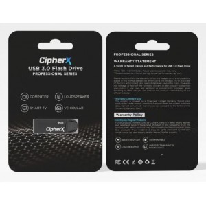 64GB CipherX U10- USB 3.2- USB Type A- Speed of up to 150MB/s Flash Drive