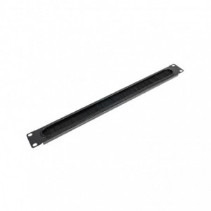 Zone 1U Extended Black Brush Panel