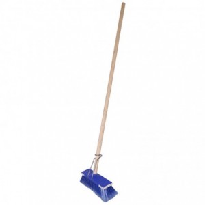 Janitorial Deluxe Broom Flagged Wooden Handle