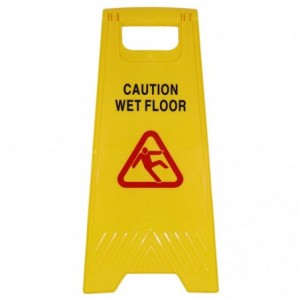 Janitorial wet floor sign 2pcs econo