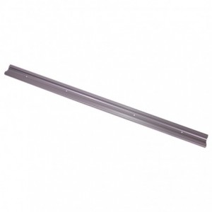 Janitorial Wall rail only 50cm (with black end clips)