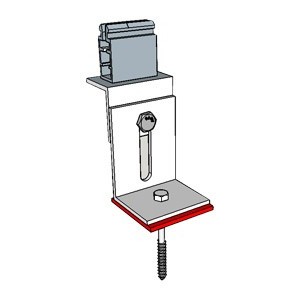 KD Solar Adjustable Penetrating Slate and Harvey Tile Roof Mounting Bracket