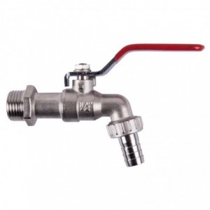TORRENTI BIBCOCK &amp; HOSE UNION CHR 15MM