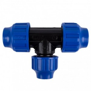 Plast Tee Compression Reducing 50X32MM