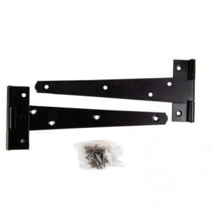 Kaufmann Tee Hinge Blk Japan Ld 200MM Pair (bulk)