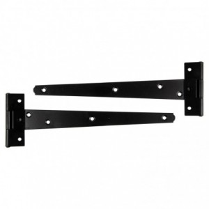 Kaufmann Tee Hinge Blk Japan Ld 250MM Pair (bulk)