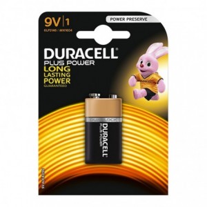 Duracell Battery Plus Alkaline 9V 1 PACK
