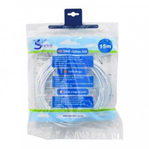 Starline Washline Steel Plastic Coated 15M