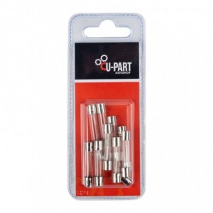 U-PART Glass Fuse 32MM 25AMP X10