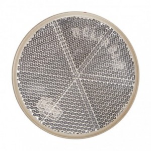 Reflector Round Centre Bolt Wht 60MM