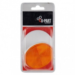 U-PART Reflector Centre Bolt Yel 60MM 2PK
