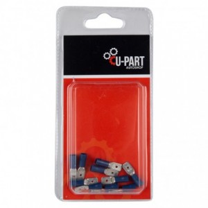 U-PART Terminal Male Tab Blu 1.5-2.5MM 6.3MM LT250