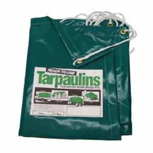 Protarp PVC Tarpaulin 550G 4X6M Grn