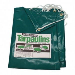 Protarp PVC Tarpaulin 550G 6X3M Grn