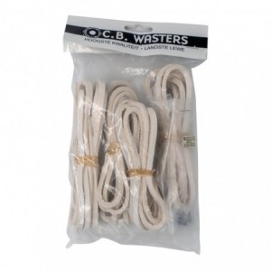 Cb Washers Riem Leather Raw White 8M Prepack