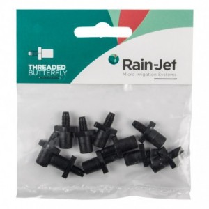 Micro Rainjet Adaptor Screwed Butterfly M5 10PK