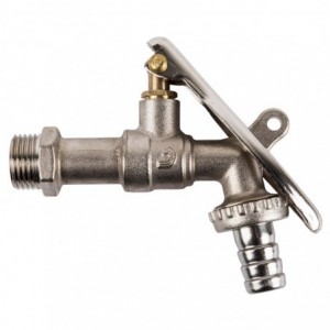 Torrenti Bibcock Lock Type CHR/PLATED 15MM