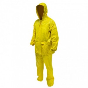 Pioneer Rainsuit Rubberised Nylon Yellow Xxx Large