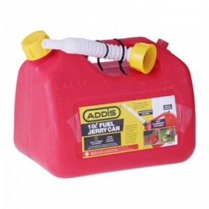 Addis Jerry Can Plastic Petrol 10L Sml