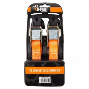 U-PART Tie Down Set Cambuckle 2 Pce