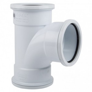 Waste Junction 87.5DEG Sv Pl 110MM Sabs