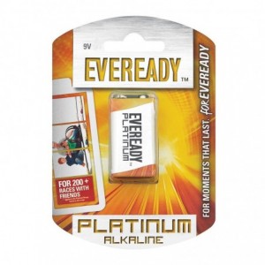 Eveready Battery Platinum Alkaline 9V 1 PACK