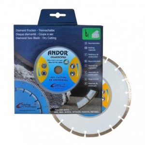 Andor Diamond Disc Segmented Ss 230X2.6/7MM