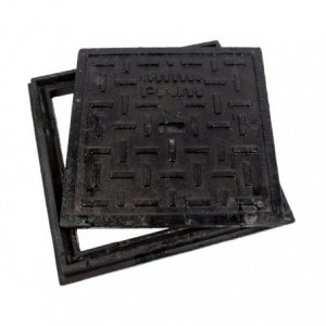MANHOLE COVER &amp; FRAME 450X450MM L/D