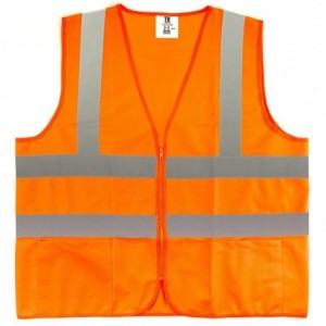 Pioneer Vest Day Glow Orange Med