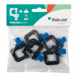 Micro Rainjet 5XHEAD Spreader 90DEG Blu 1.3MM