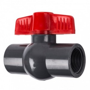 Torrenti Ball Valve PVC Threaded 16BAR 20MM