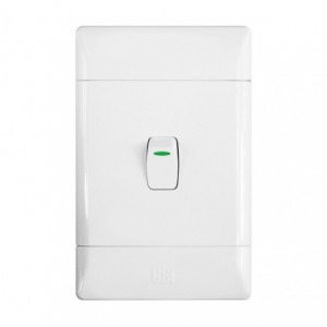 Cbi Light Switch 1L2W 2X4 White