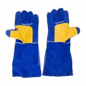 STRIKE-ARC Welding Glove Dbl Palm Blu 40CM