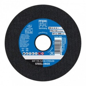 Pferd Cutting Disc Steel Inox 115MM X1.0MM Sg